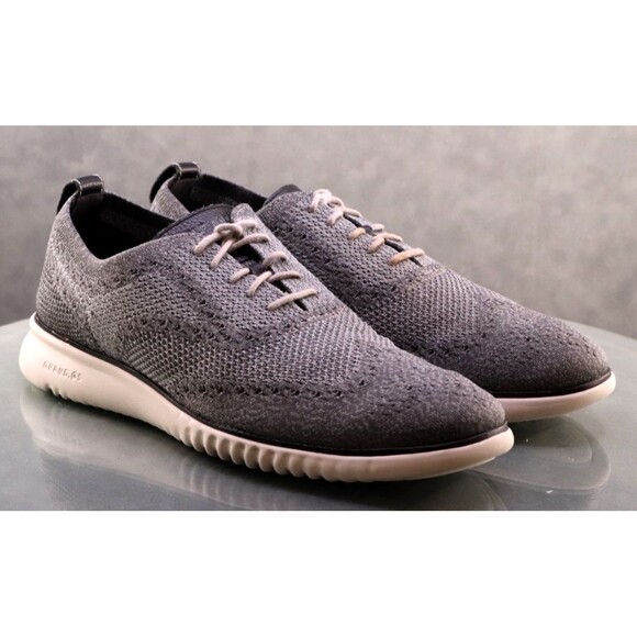 Cole Haan Zero Grand Knit Lite Men\'s Wingitp Oxfords Shoes Size 11 M Gray C27565 main image 11